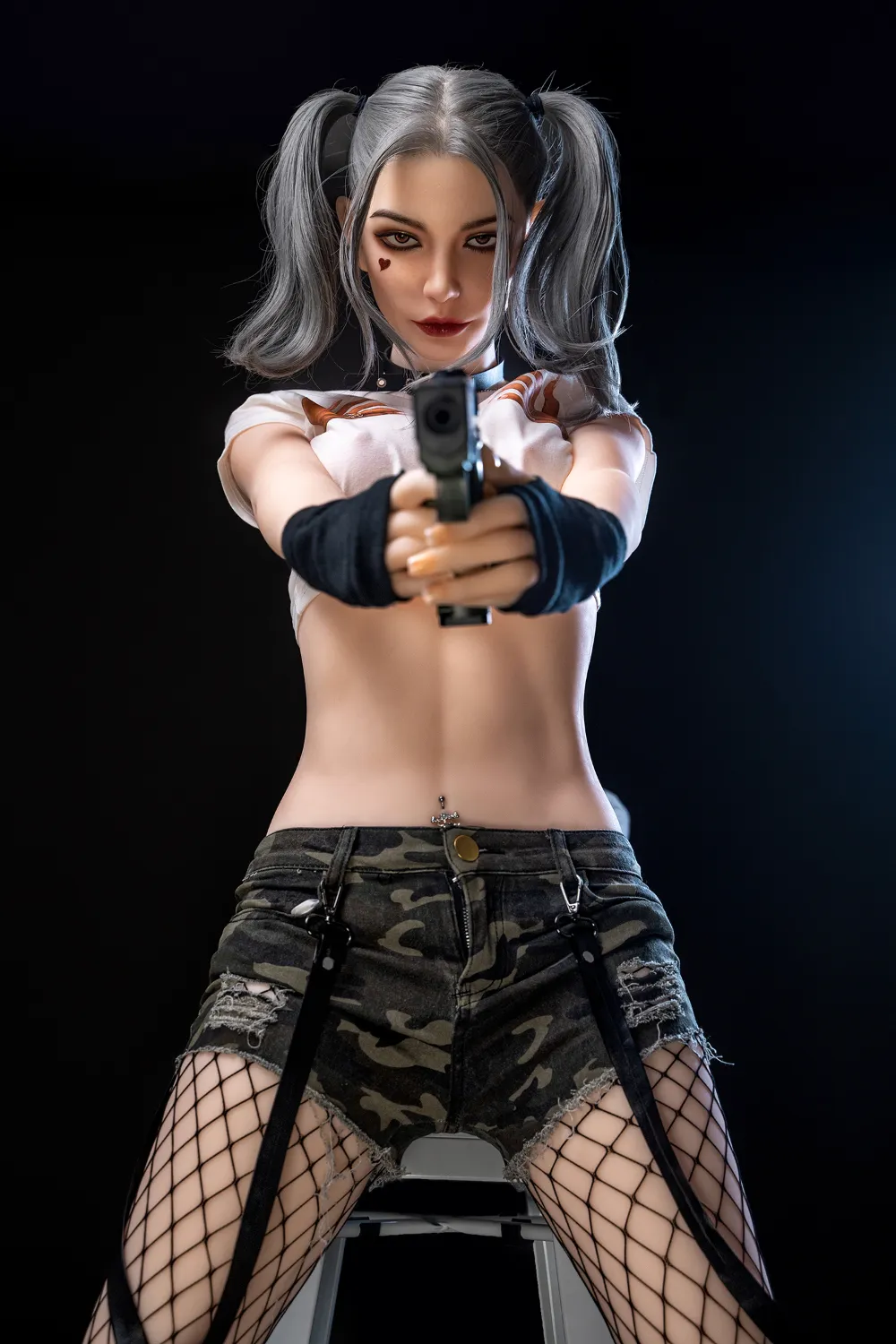 SY Doll 173см(5футов8) С-чашка Гибридная секс-кукла Wilhelmina, Подвижная челюсть Голова M7, В наличии в ЕС